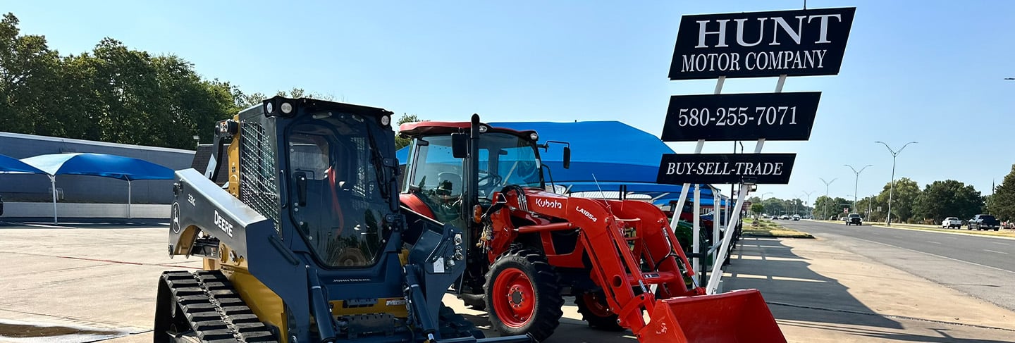 Skid Steers and Tractors at Hunt Motor Company